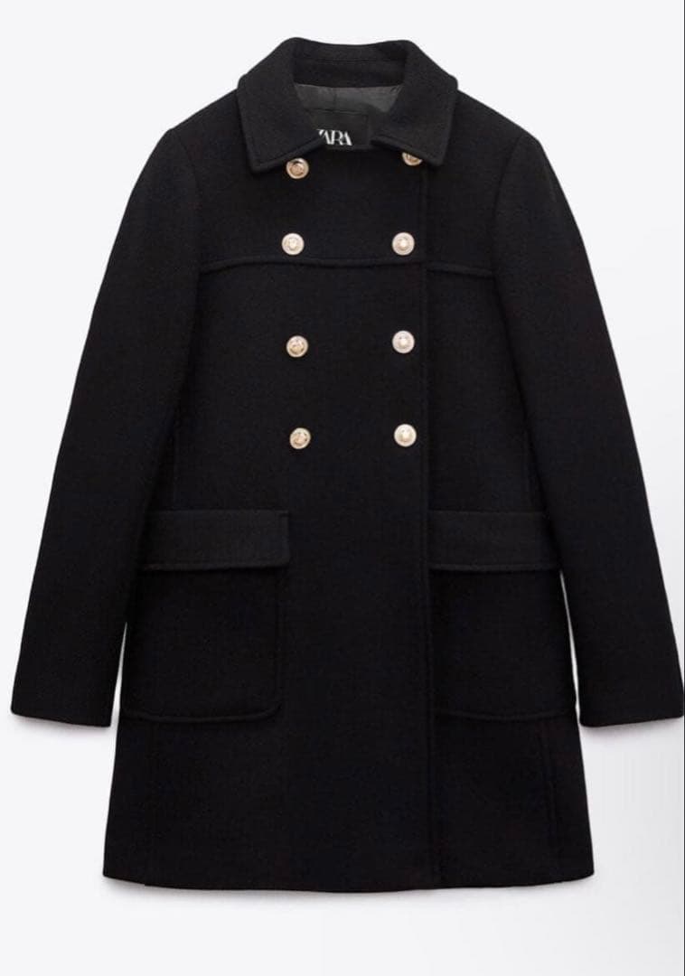 ZARA ウールブレンド60'S コート XS