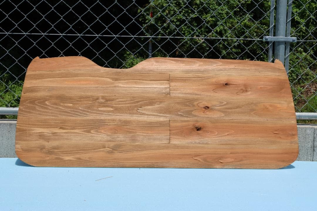 ハイエース200系　おしゃれ　リアゲートウインドウパネル　リアドア　車中泊　木目