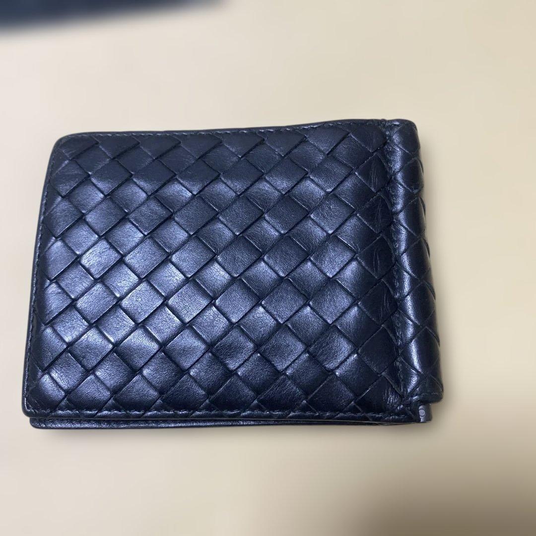 ク*ニ様 Bottega Veneta ブラック マネークリップ