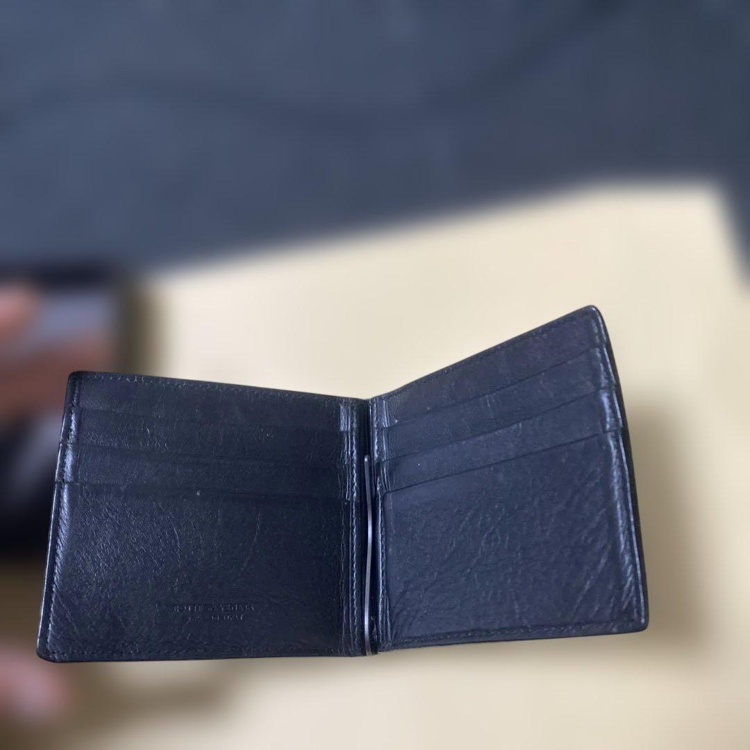 ク*ニ様 Bottega Veneta ブラック マネークリップ