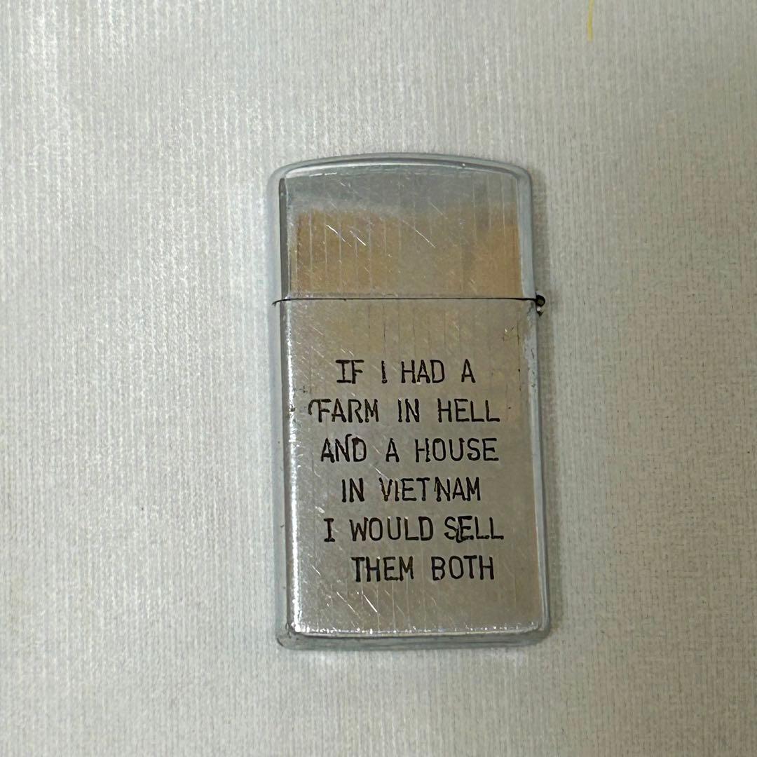 1972年製 ベトナム 戦争 zippo ライター KONTUM ビンテージ