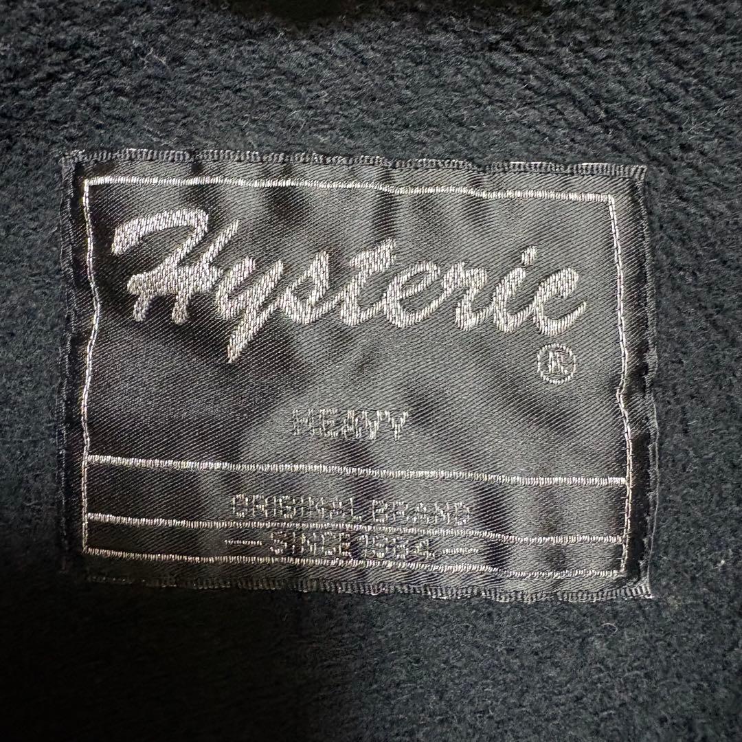 hysteric glamour スタッズ　ジップアップ2wayパーカー