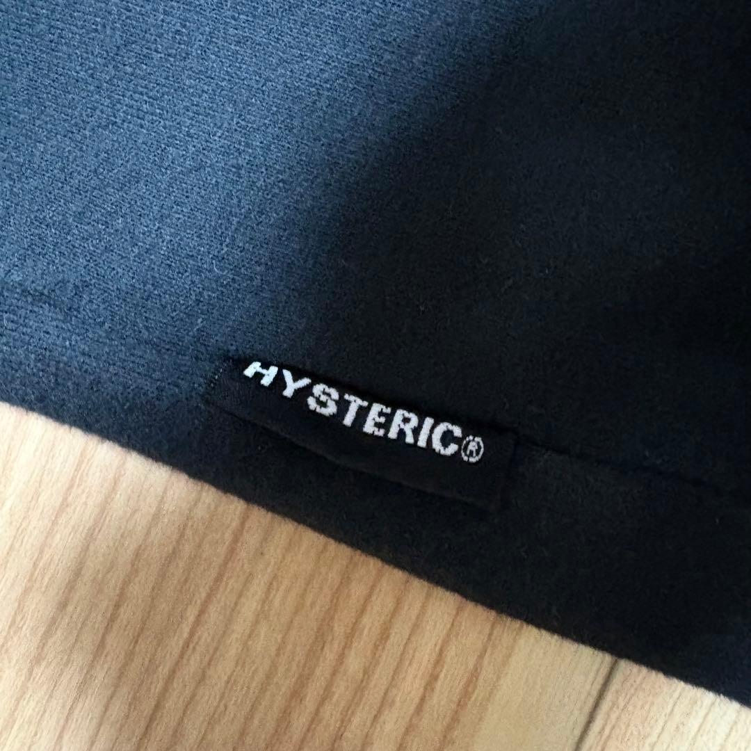 hysteric glamour スタッズ　ジップアップ2wayパーカー