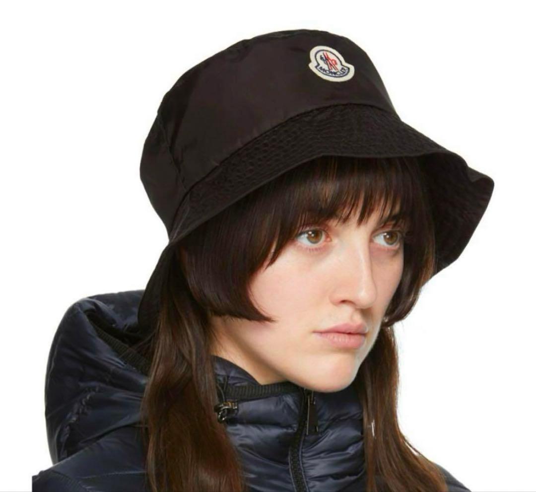 MONCLER モンクレール バケットハット　バケハ　帽子　ブラック