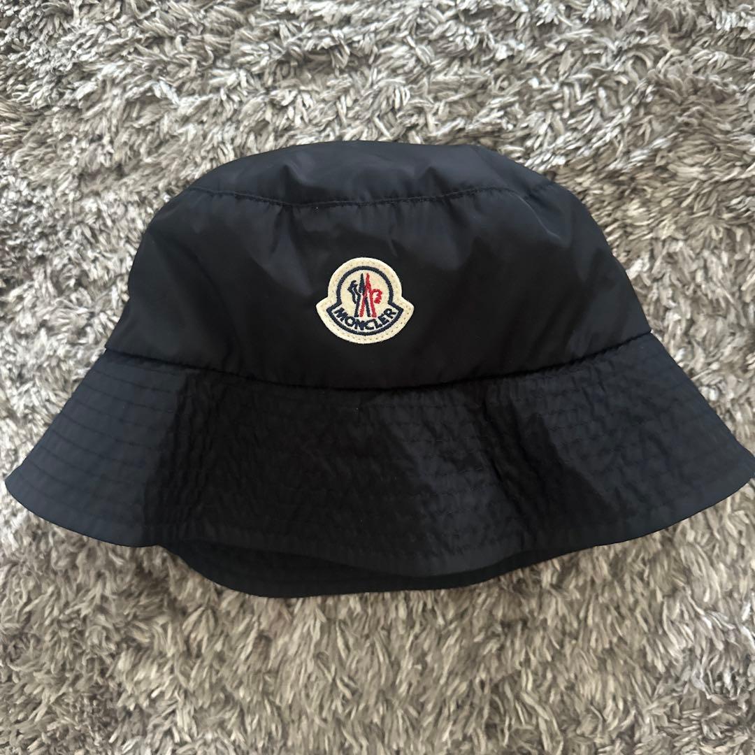 MONCLER モンクレール バケットハット　バケハ　帽子　ブラック