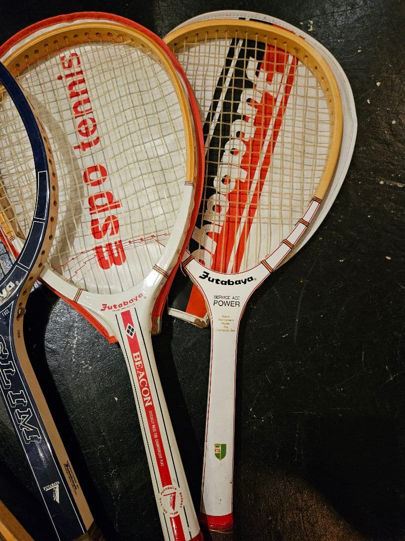 フタバヤ　futabaya　ラケット　テニス　木製　昭和レトロ　ヴィンテージ