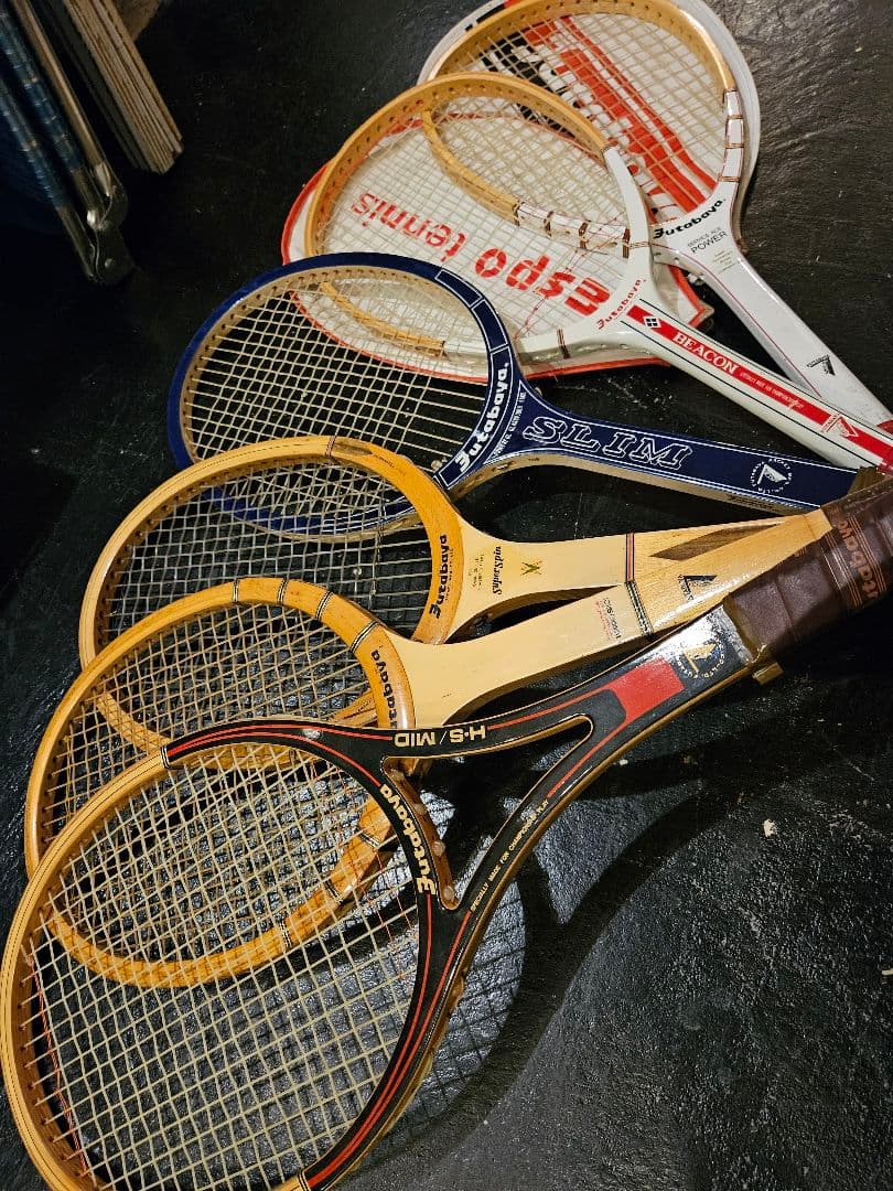 フタバヤ　futabaya　ラケット　テニス　木製　昭和レトロ　ヴィンテージ