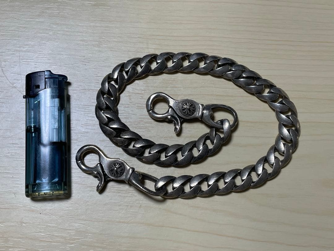 クロムハーツ風 ウォレットチェーン シルバー925