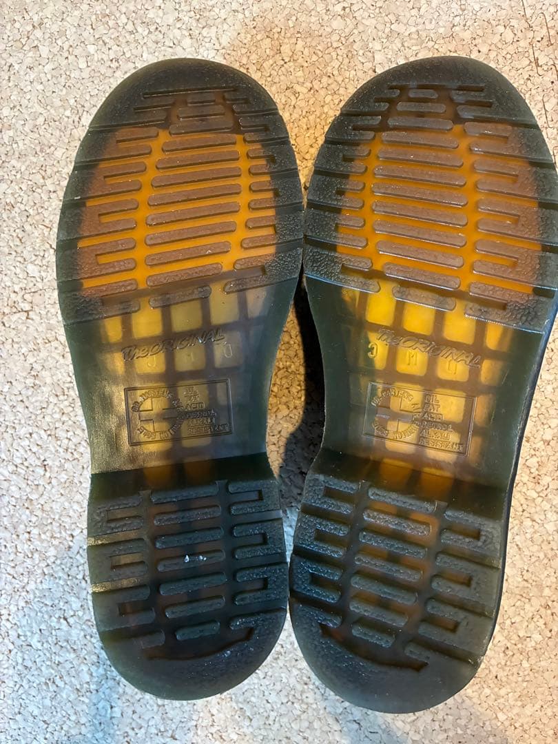 Dr. Martens バーガンディ レースアップシューズ