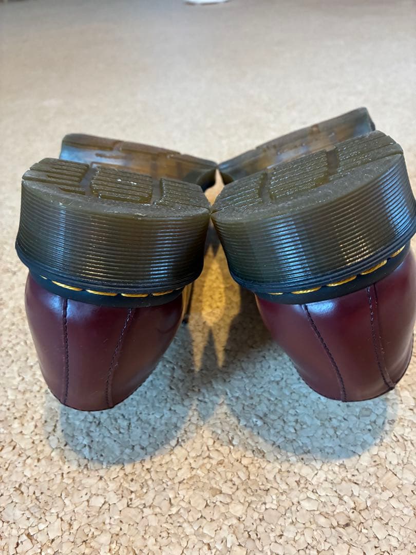 Dr. Martens バーガンディ レースアップシューズ