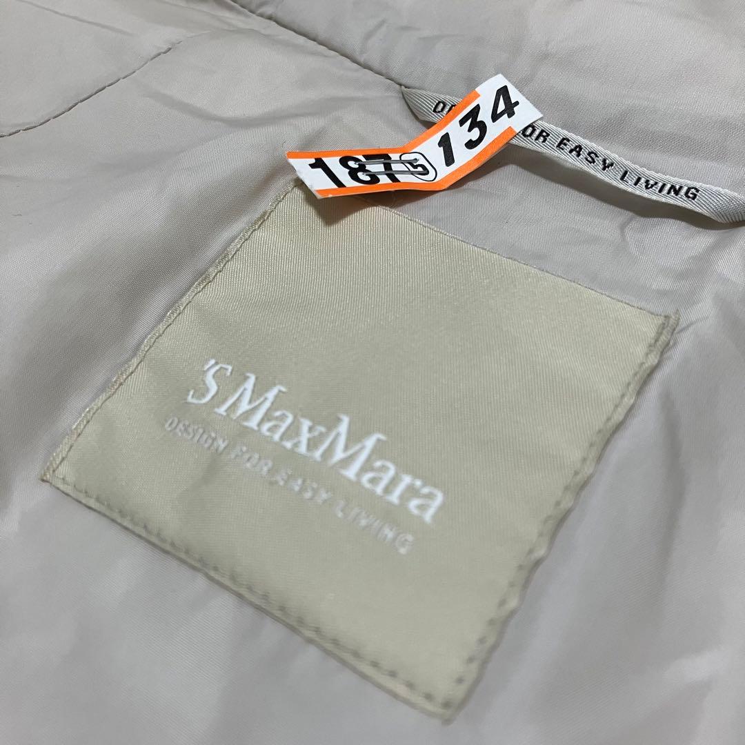 SMaxMara✨エスマックスマーラ　ダウンベスト　フォックスファー