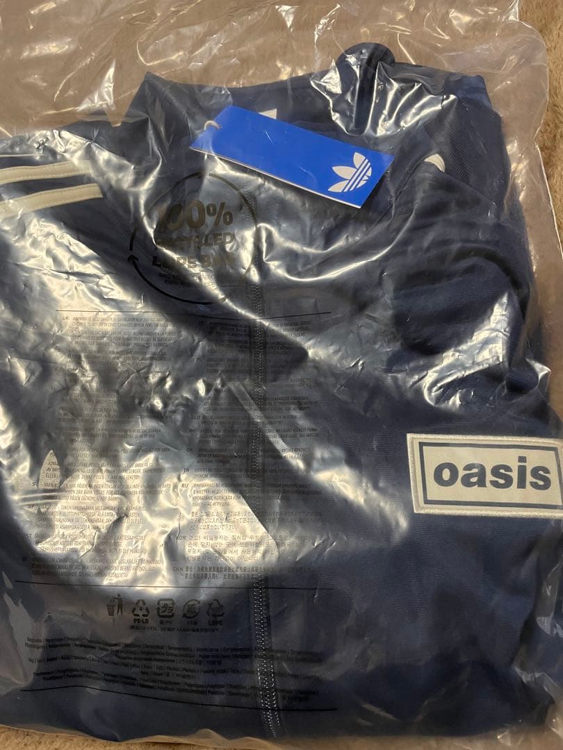 adidas oasis ジャージ　ネイビー2XL新品未使用