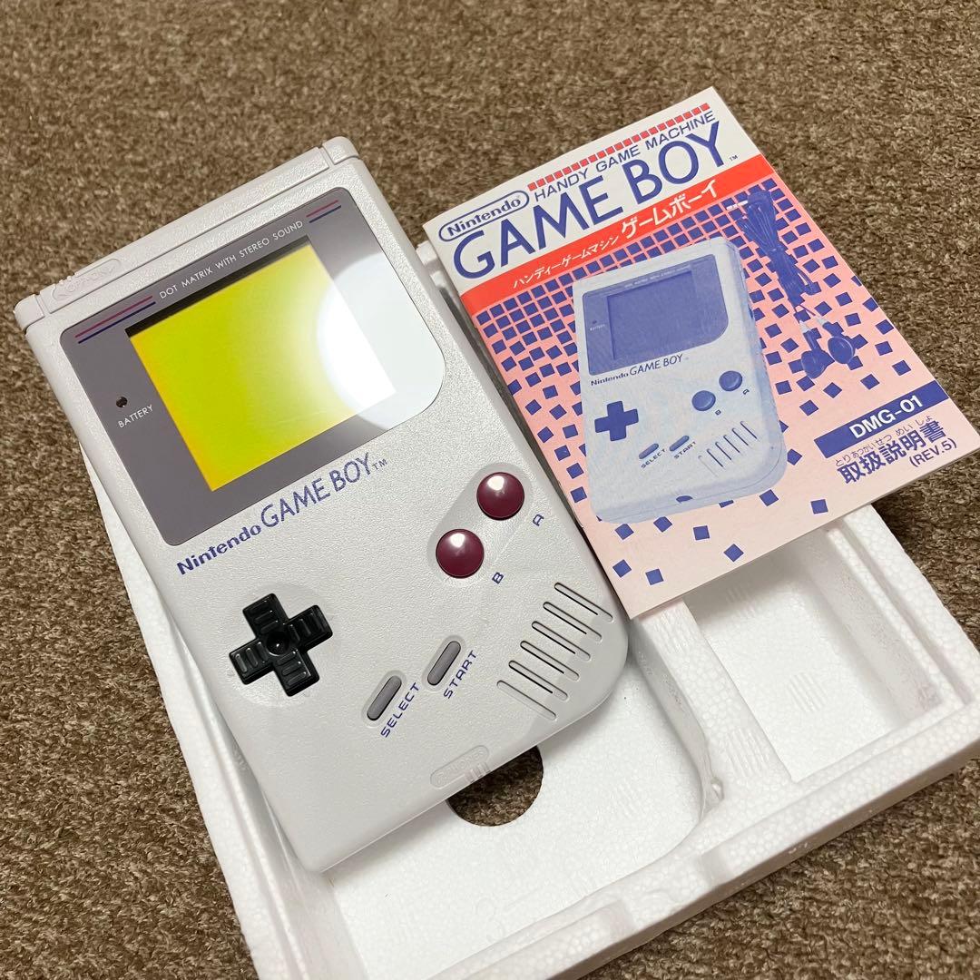 【本体極美品•ソフト付き•希少】ニンテンドー　ゲームボーイ　DMG-01