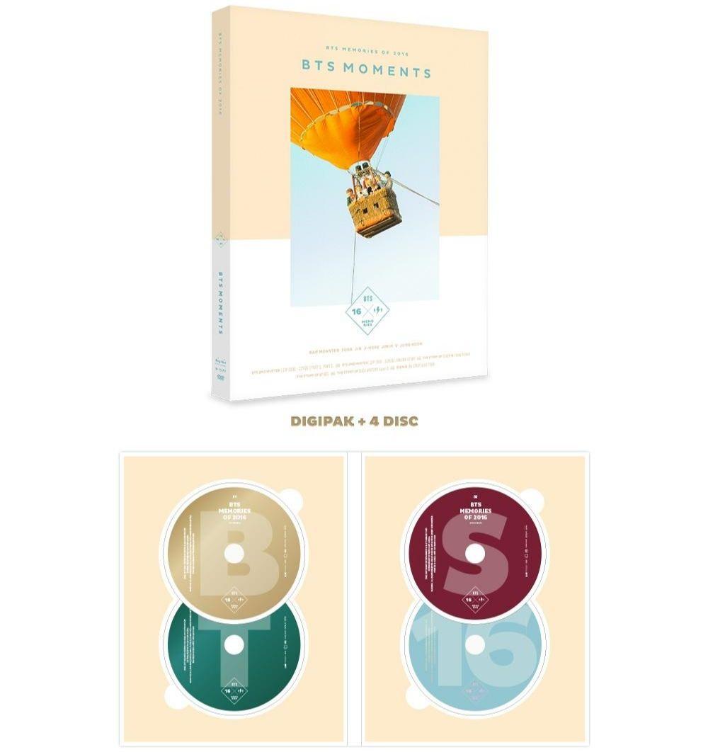 BTS MEMORIES OF 2016 DVD 日本語字幕付き 未開封