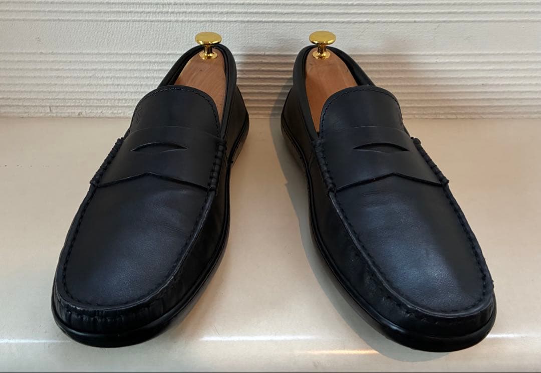 美品 TOD’S トッズ ローファー メンズ ブラック8 1/2