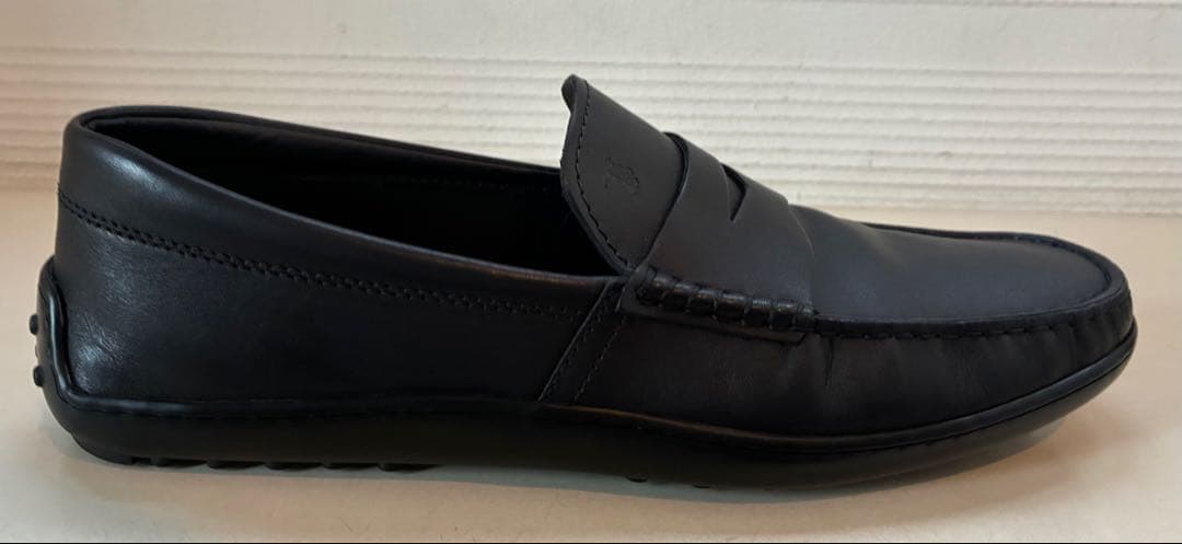 美品 TOD’S トッズ ローファー メンズ ブラック8 1/2