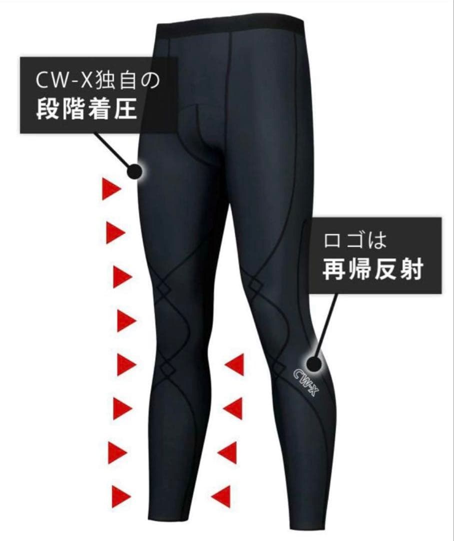 CW-X エキスパートモデル 股関節　膝サポート 迷彩柄 HXO419