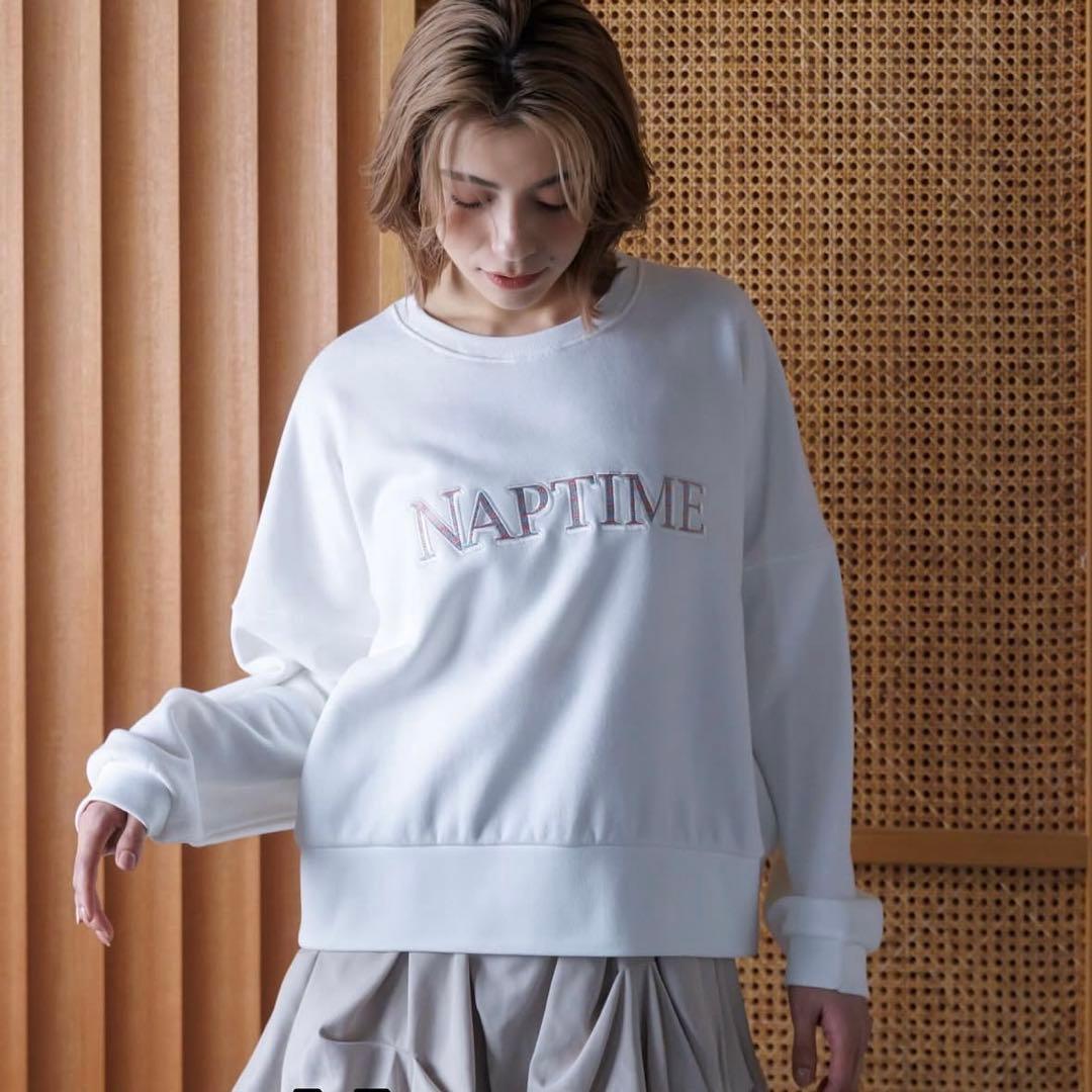 Naptime スウェット　白