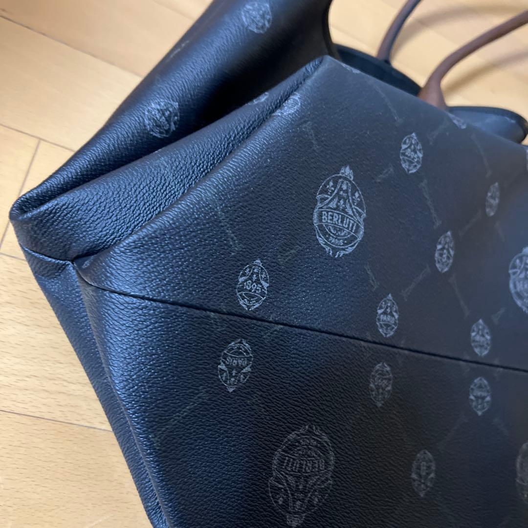 BERLUTI ブラック トートバッグ