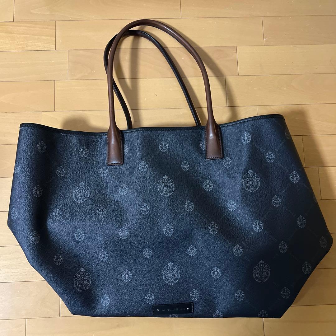 BERLUTI ブラック トートバッグ