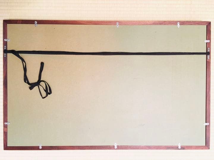 重要無形文化財　郡上本染 鯉のぼり 額縁　80×50cm ガラス入り　端午の節句