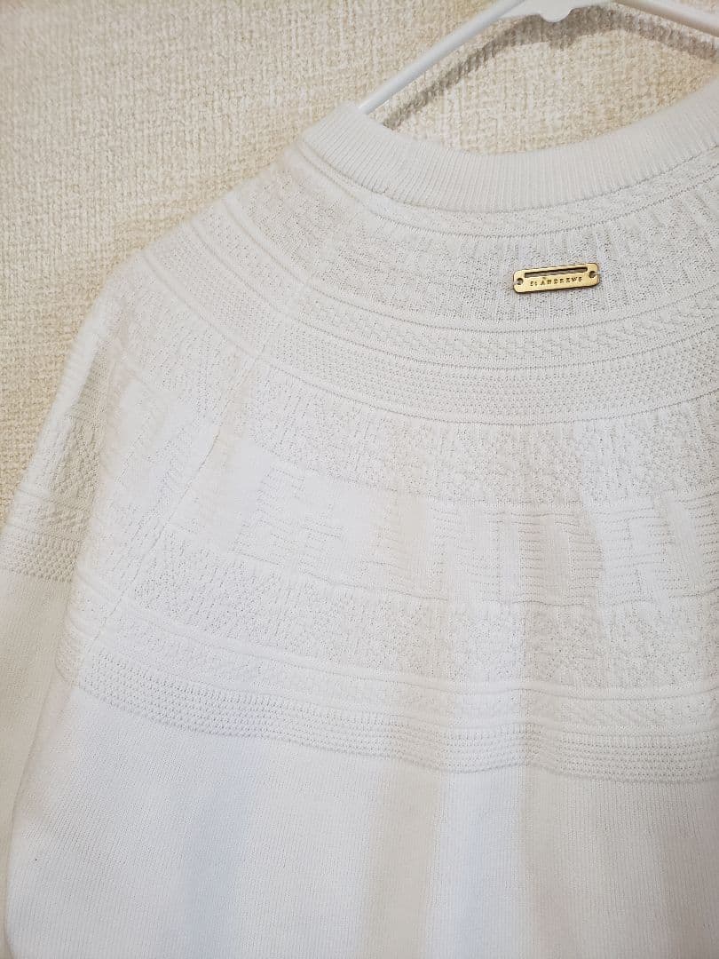 St Andrews ゴルフ ホワイト プルオーバーセーターM