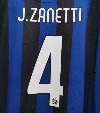 インテル 09/10 ホーム 長袖 ユニフォーム 4番 サネッティ