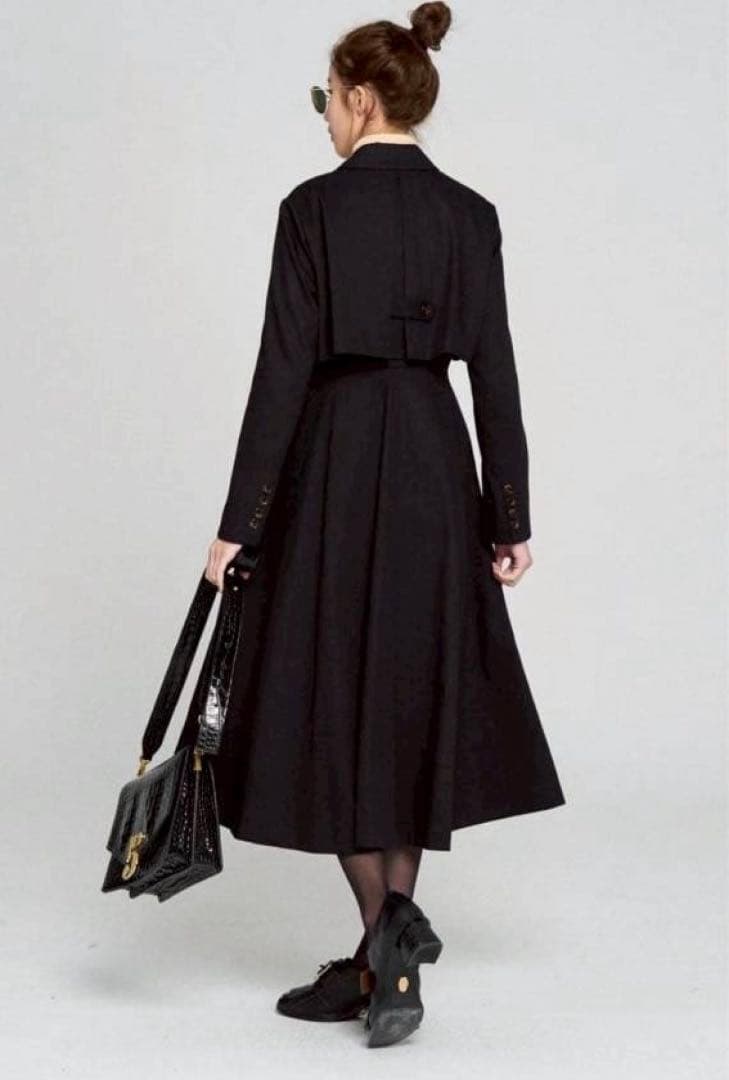 美品 tnewties 賞金100万円 ロングコート ワンピース L インバネ