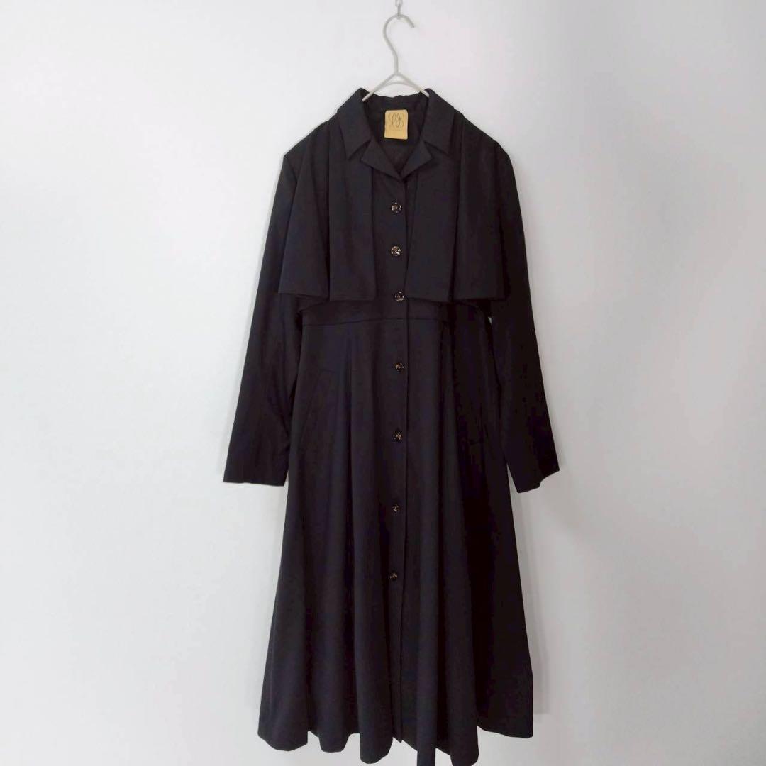 美品 tnewties 賞金100万円 ロングコート ワンピース L インバネ