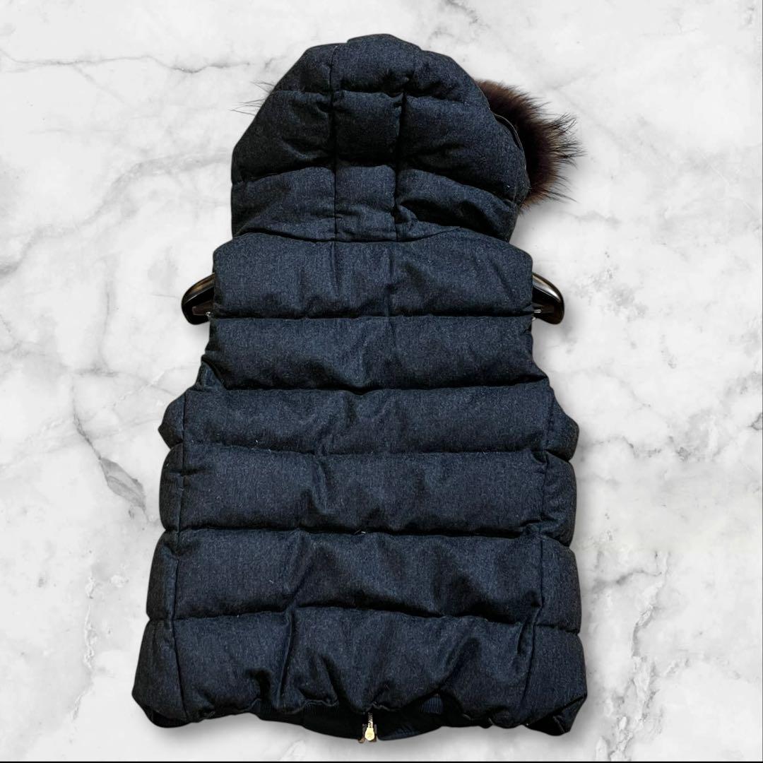 美品✨タトラス　TATRAS サイズ2 ダークグレー　カシミヤ　ファー2way