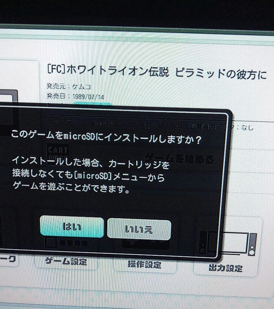ホワイトライオン伝説 ホステージ ファミコン セット 動作品