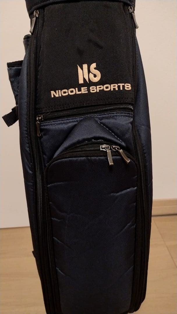 NICOLE SPORTS キャディバッグ ネイビー