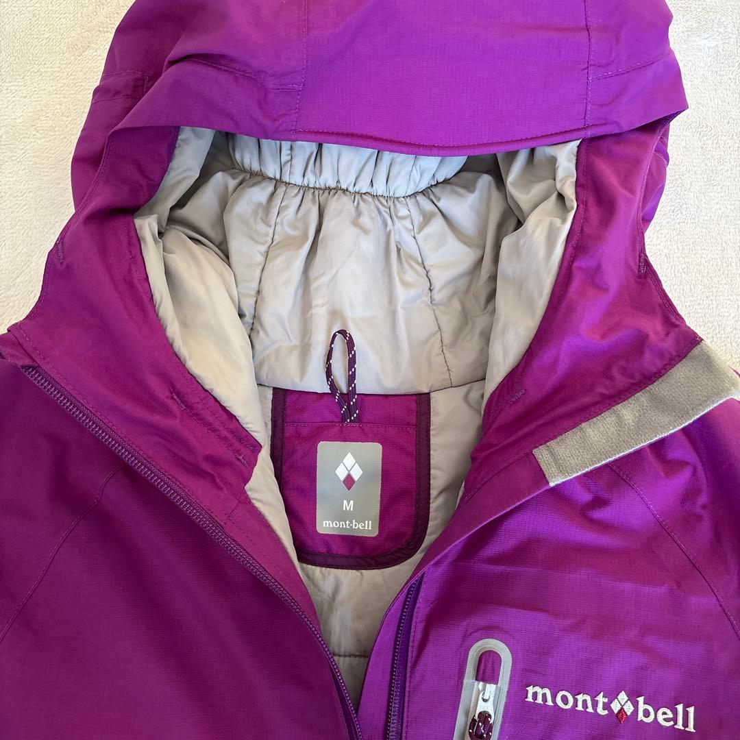 モンベル パウダーライト パーカ 中綿 フード ジャケット スキー アウトドア