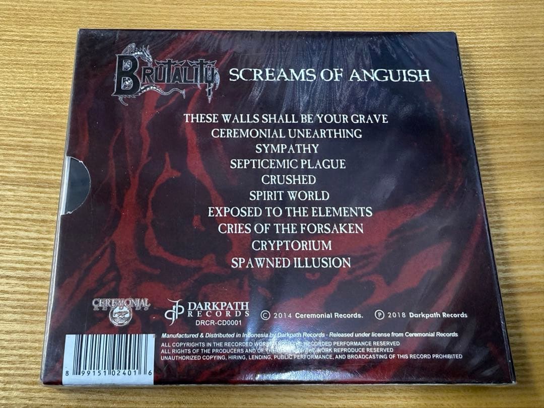 Brutality 1st+2ndアルバムセット