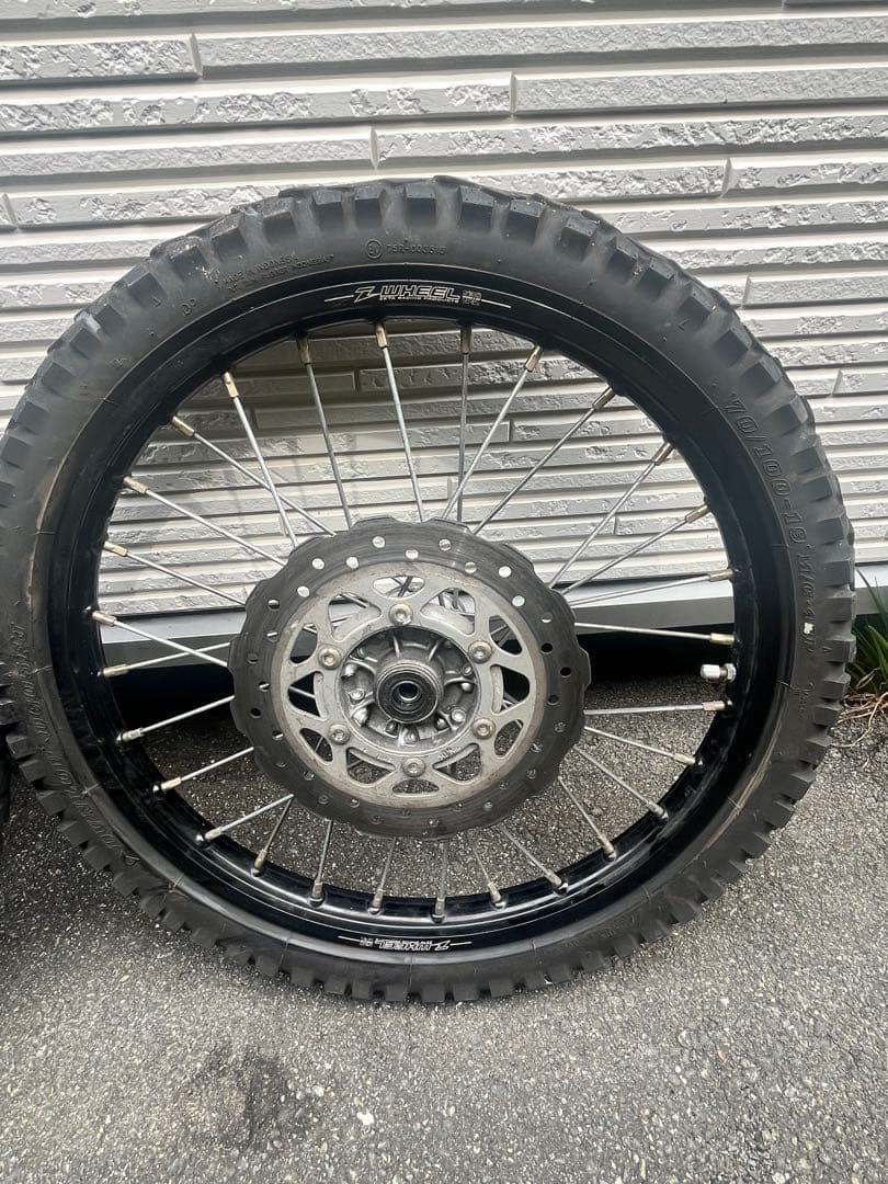 KLX125 dトラッカー125前後ホイールセット