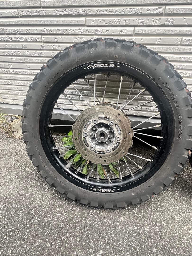 KLX125 dトラッカー125前後ホイールセット