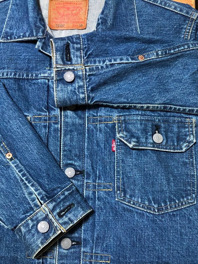 リーバイス　デニムジャケット　71507-xx 2nd 90's 日本製　38