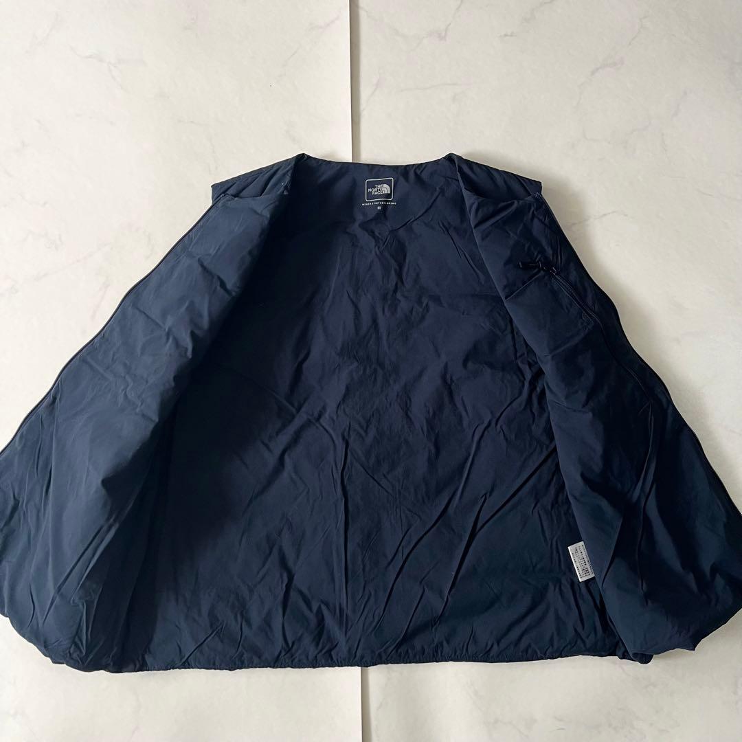 ノースフェイス ボードウォークダウンベスト ネイビー Mサイズ 薄手 レディース