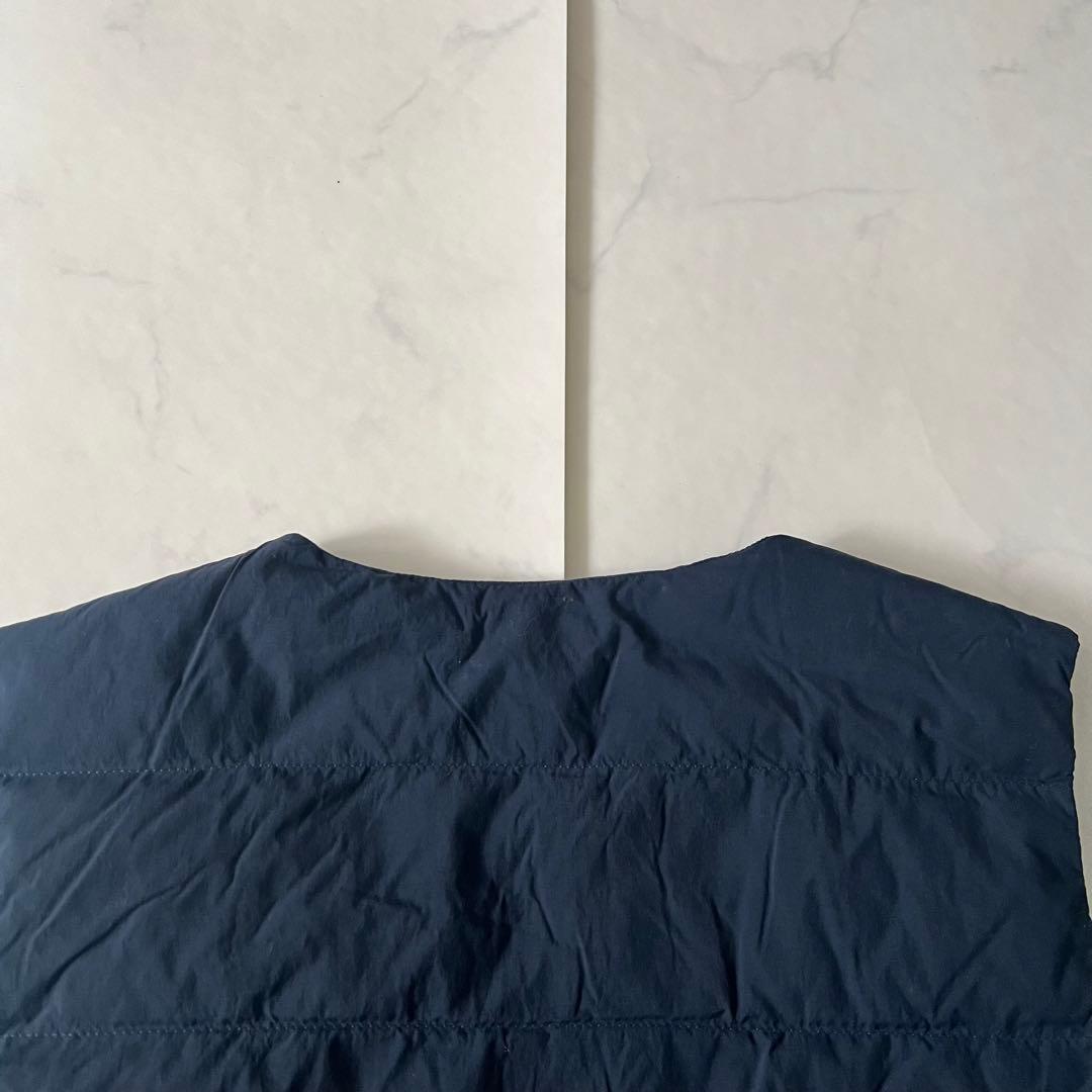 ノースフェイス ボードウォークダウンベスト ネイビー Mサイズ 薄手 レディース