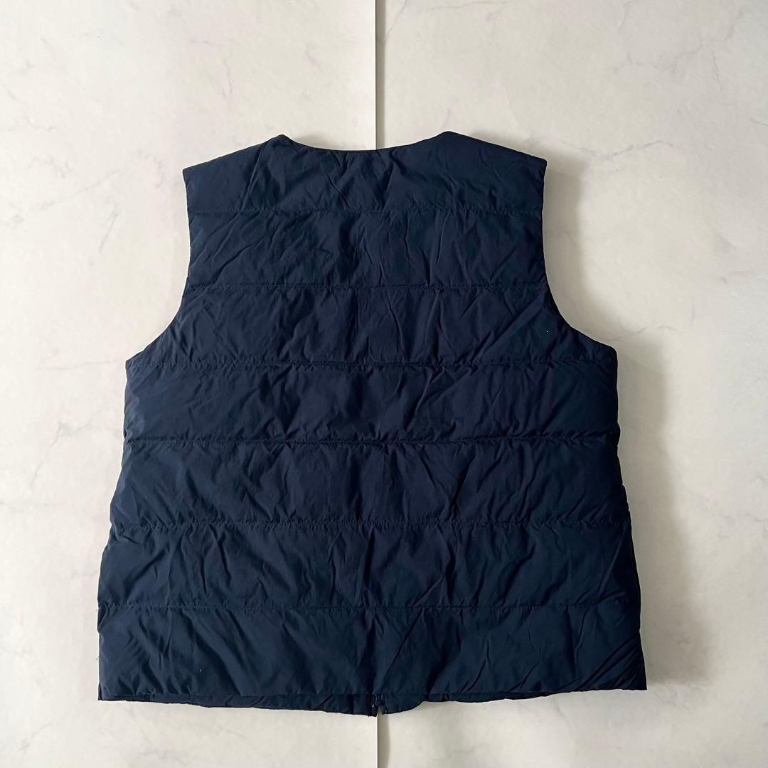 ノースフェイス ボードウォークダウンベスト ネイビー Mサイズ 薄手 レディース