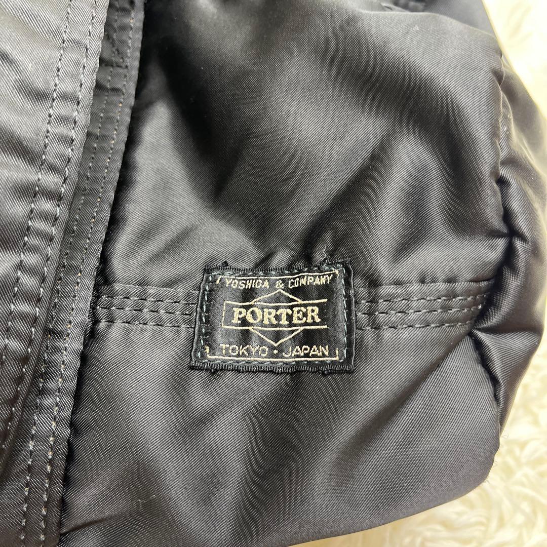 美品 PORTER タンカー ドラムバッグ ブラック ポーター