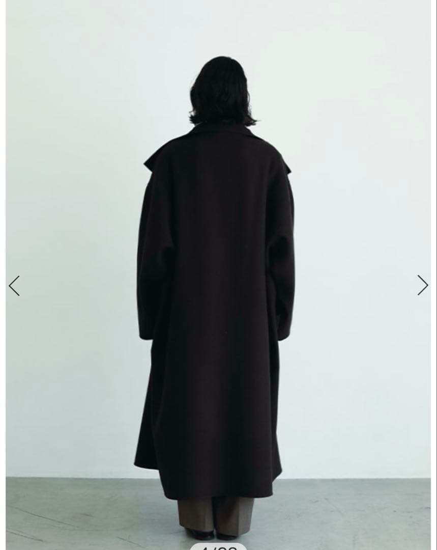 【新品】SANTE by ETRE TOKYO ウーステッドクロークリバーコート