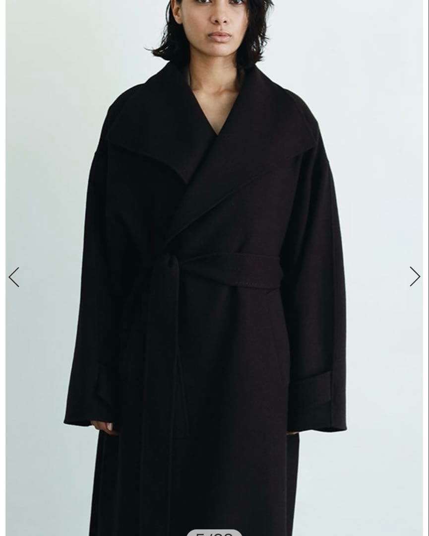 【新品】SANTE by ETRE TOKYO ウーステッドクロークリバーコート