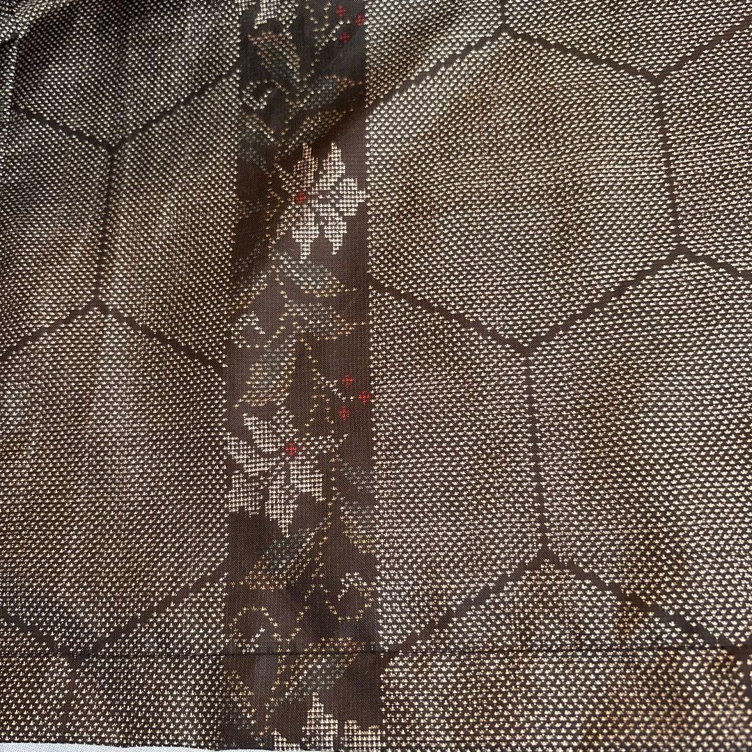 着物リメイク　古布大島紬　和装リメイク 和モダンカジュアル　旅行　体型カバー