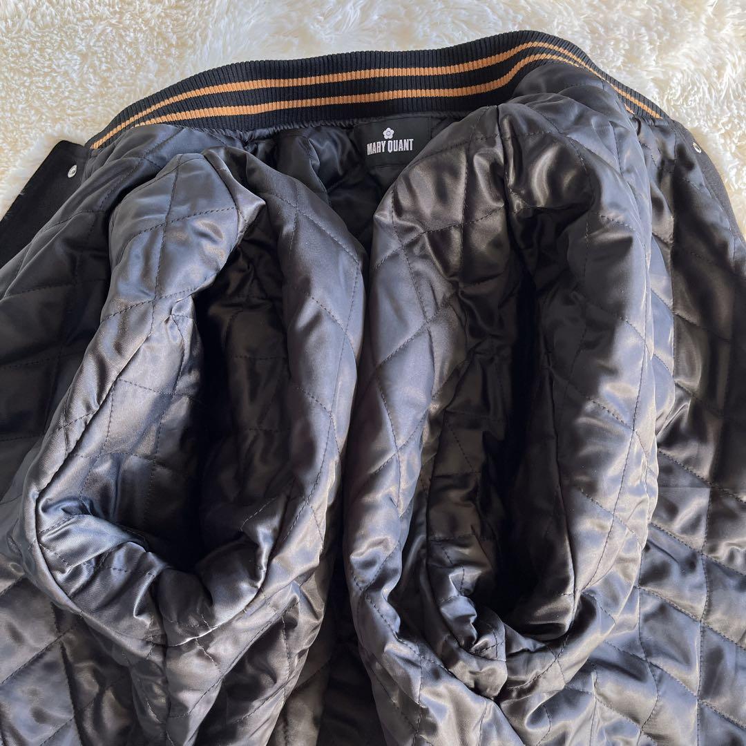 美品　MARY QUANT スタジャン　完売品　ブラック　Y2K