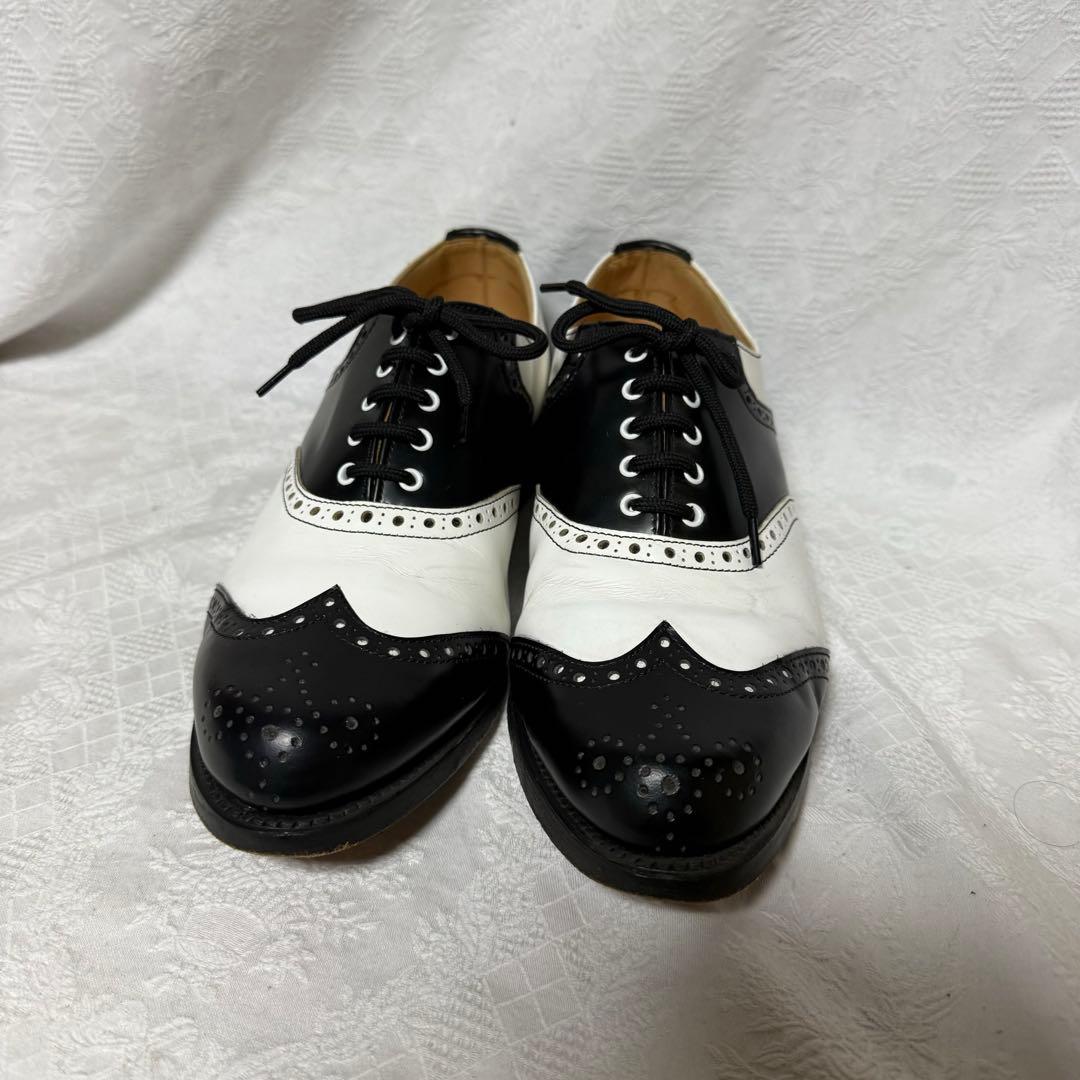 ジョージコックス　サドルブローグオックスフォード　UK9　28cm