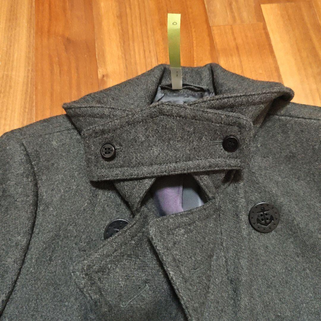 試着のみ　POLO RALPH LAUREN グレー ピーコート　Pコート