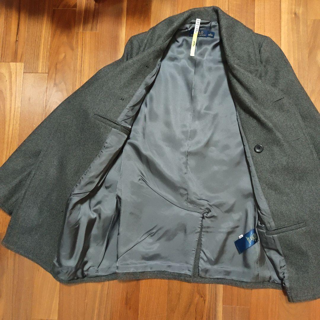 試着のみ　POLO RALPH LAUREN グレー ピーコート　Pコート
