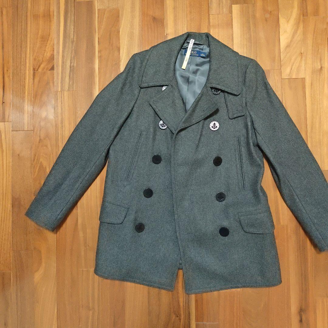試着のみ　POLO RALPH LAUREN グレー ピーコート　Pコート