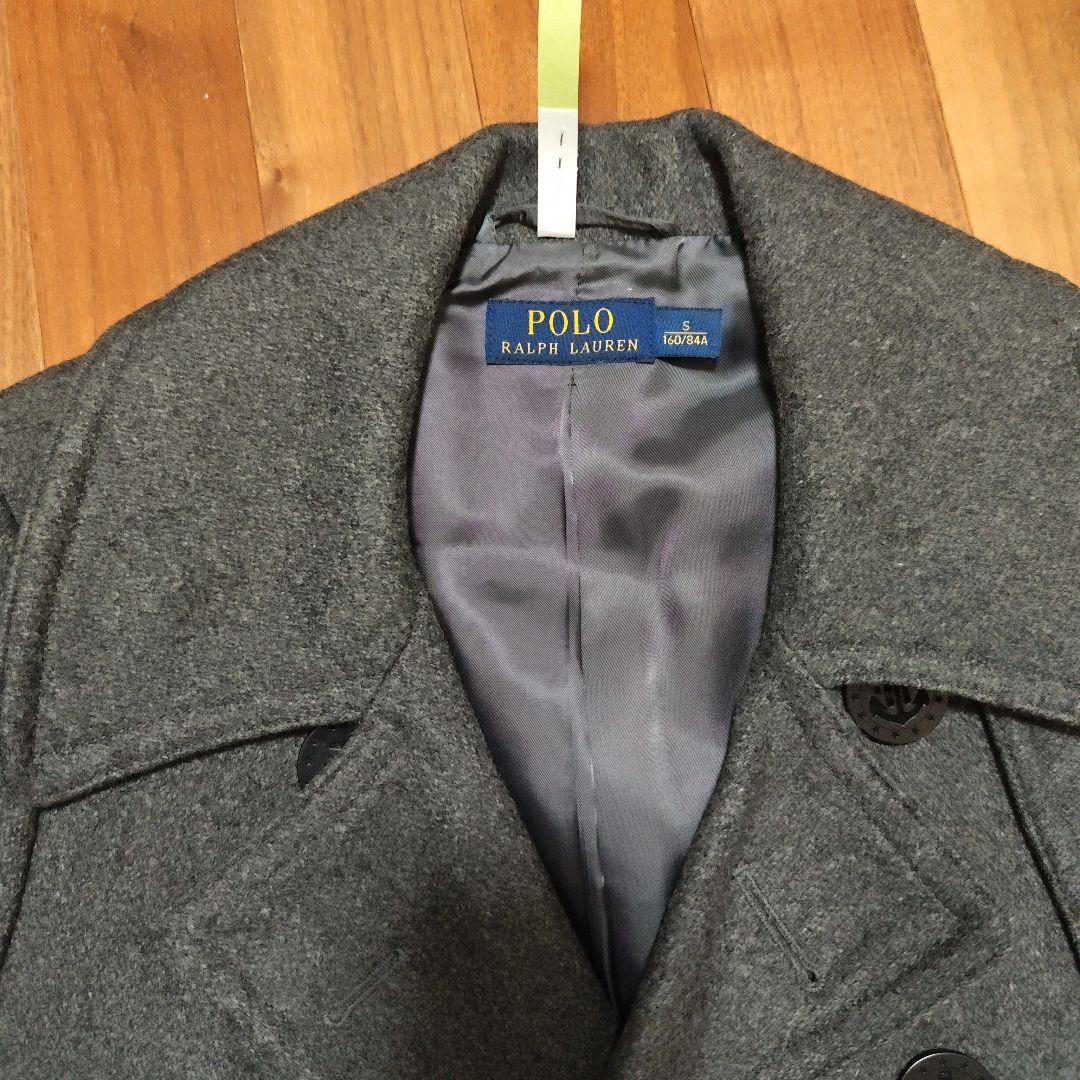 試着のみ　POLO RALPH LAUREN グレー ピーコート　Pコート